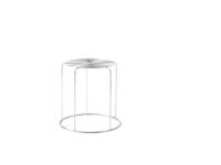 Billede af &Tradition Wire Stool VP11 H: 42 cm - Mirror Polished Steel