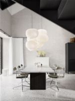 Billede af Vipp 452 Swivel Stol Gliders u. Hjul  - Aluminium/Black Aniline Leather 