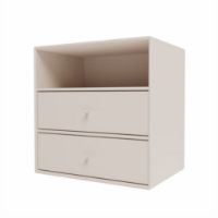 Billede af Montana QS Mini 1006 Modul med 2 Skuffer 35x35 cm - 168 Clay