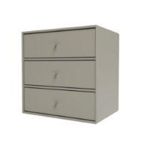 Billede af Montana QS Mini 1007 Modul med 3 Skuffer 35x35 cm - 144 Fennel