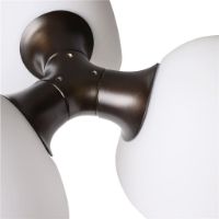 Billede af Made By Hand Fuse Triple Pendel H: 10 cm - Sten/Hvid Opalglas