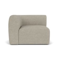 Billede af FDB Møbler L47 Korinth Venstre Hjørne Modul Sofa B: 93 cm - Light Grey