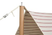 Billede af HAY Outdoor Market Canopy B: 300 cm - Beige/Red Stripe 