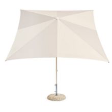 Billede af HAY Terrazza Parasol Firkantet 240x240 cm - White/Grey