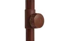 Billede af HAY Terrazza Parasol Firkantet 240x240 cm - Off-White/Burgundy
