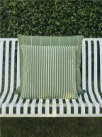 Billede af HAY Terrazza Pude 50x50 cm - Olive/Bold Stripe