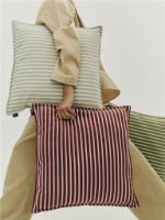 Billede af HAY Terrazza Pude 50x50 cm - Terracotta/Bold Stripe