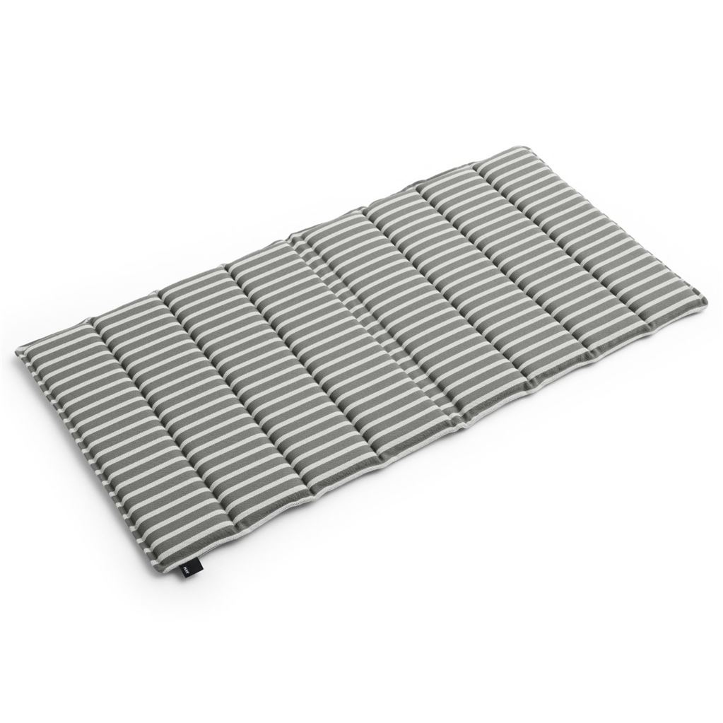 Billede af HAY Terrazza Folding Seat Cushion 40x82 cm - Grey/Bold Stripe