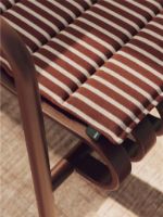 Billede af HAY Terrazza Folding Seat Cushion 40x82 cm - Terracotta/Bold Stripe