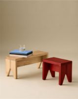 Billede af HAY Manolito Skammel Short L: 30 cm - Fyr/Rød