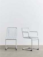 Billede af HAY Palissade Cantilever Armchair H: 81,5 cm - Hot Galvanised Steel
