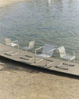 Billede af HAY Palissade Cantilever Armchair H: 81,5 cm - Hot Galvanised Steel