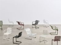 Billede af HAY Palissade Cantilever Armchair H: 81,5 cm - Cream White