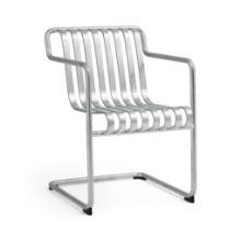 Billede af HAY Palissade Cantilever Dining Armchair H: 80 cm - Hot Galvanised Steel