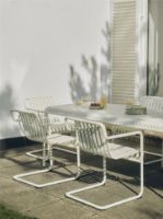 Billede af HAY Palissade Cantilever Dining Armchair H: 80 cm - Cream White