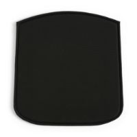 Billede af HAY Deville Chair + Armchair Seat Pad 40x42 cm - Black