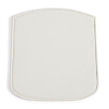 Billede af HAY Deville Chair + Armchair Seat Pad 40x42 cm - Cream White 