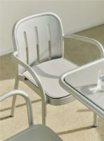 Billede af HAY Deville Chair + Armchair Seat Pad 40x42 cm - Sky Grey