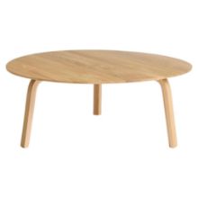 Billede af Hay Bella Coffee Table Ø: 80 cm - Water Based Lacquered Oak 