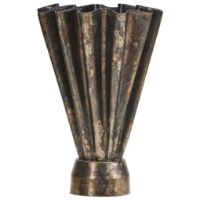 Billede af House Doctor Flood vase H: 33 cm - Jern/Antik Brun