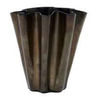 Billede af House Doctor Flood vase H: 13 cm - Jern/Antik Brun