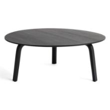 Billede af Hay Bella Coffee Table Ø: 80 cm - Black Water Based Lacquered Oak 