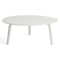 Billede af Hay Bella Coffee Table Ø: 80 cm - White Water Based Lacquered Oak 