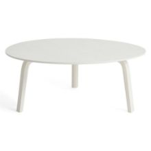 Billede af Hay Bella Coffee Table Ø: 80 cm - White Water Based Lacquered Oak 