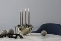 Billede af Audo Copenhagen Kubus Bowl Centerpiece Stor Ø: 23 cm - Messing