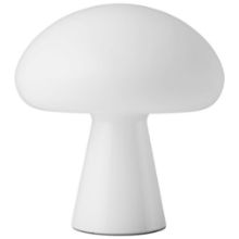 Billede af GUBI Obello Lamp H: 24 cm - Mundblæst Glas/Pearl White