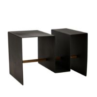 Billede af Andersen Furniture Edge Side Table H: 51 cm - Metal/Egetræ