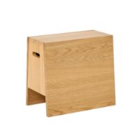 Billede af Andersen Furniture Plinth Stool H: 45 cm - Mat Lakeret Egetræ