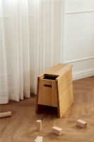 Billede af Andersen Furniture Plinth Stool H: 45 cm - Mat Lakeret Egetræ