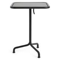 Billede af Hay Deville Table 55x55 cm - Powder Coated Aluminium/Anthracite 