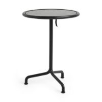 Billede af Hay Deville Table Ø: 55 cm - Powder Coated Aluminium/Anthracite 