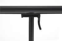 Billede af Hay Deville Table 60x70 cm - Powder Coated Aluminium/Anthracite 