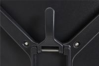 Billede af Hay Deville Table 60x70 cm - Powder Coated Aluminium/Anthracite 