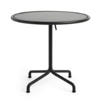Billede af Hay Deville Table Ø: 80 cm - Powder Coated Aluminium/Anthracite 