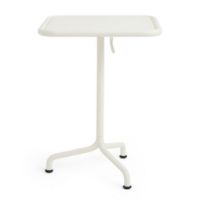 Billede af Hay Deville Table 55x55 cm - Powder Coated Aluminium/Cream White 