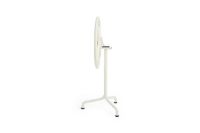 Billede af Hay Deville Table Ø: 55 cm - Powder Coated Aluminium/Cream White 