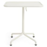Billede af Hay Deville Table 60x70 cm - Powder Coated Aluminium/Cream White 