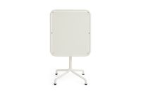 Billede af Hay Deville Table 60x70 cm - Powder Coated Aluminium/Cream White 
