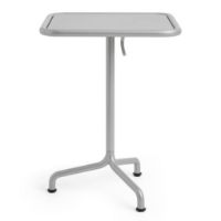 Billede af Hay Deville Table 55x55 cm - Powder Coated Aluminium/Silver Grey