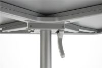 Billede af Hay Deville Table 55x55 cm - Powder Coated Aluminium/Silver Grey