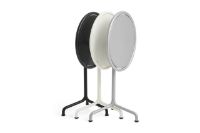 Billede af Hay Deville Table Ø: 55 cm - Powder Coated Aluminium/Silver Grey