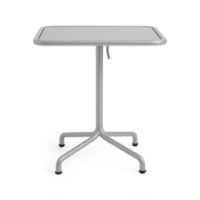 Billede af Hay Deville Table 60x70 cm - Powder Coated Aluminium/Silver Grey