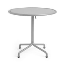 Billede af Hay Deville Table Ø: 80 cm - Powder Coated Aluminium/Silver Grey