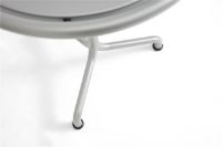 Billede af Hay Deville Table Ø: 80 cm - Powder Coated Aluminium/Silver Grey