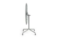 Billede af Hay Deville Table Ø: 80 cm - Powder Coated Aluminium/Silver Grey