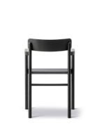 Billede af &Tradition 3445 Post Chair H: 79,5 cm - Sort Lakeret Eg